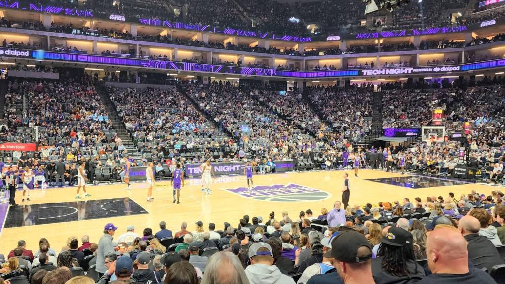 View from the lower level at Golden 1 Center