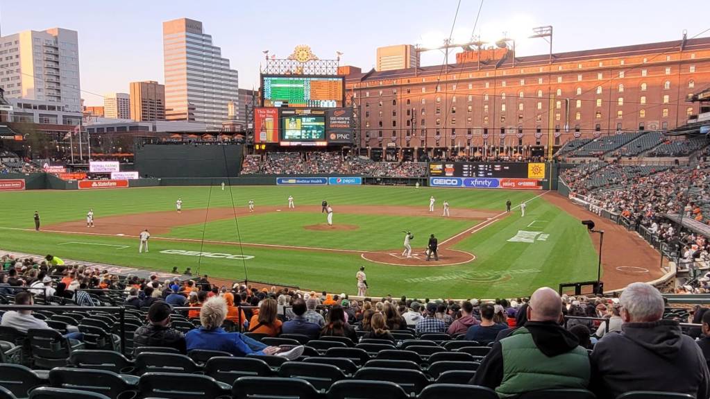 View from the Lower Level at Oriole Park, Baltimore