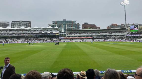 View from the lower tier of the Grand Stand