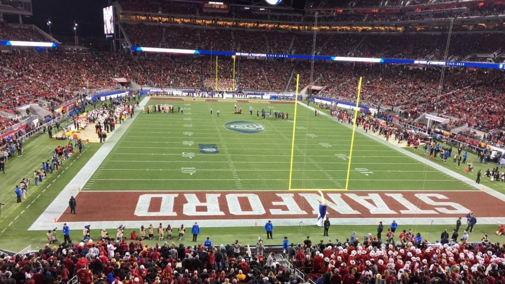 View from the Middle Level at Levi's Stadium, Santa Clara