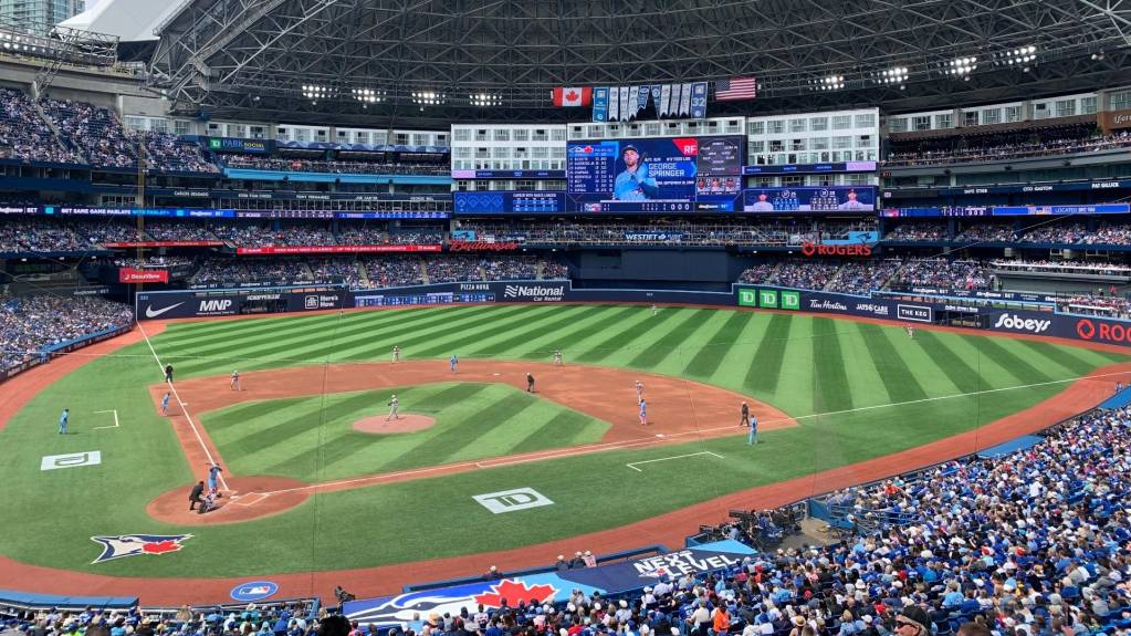 View from the Middle Level at Rogers Centre, Toronto
