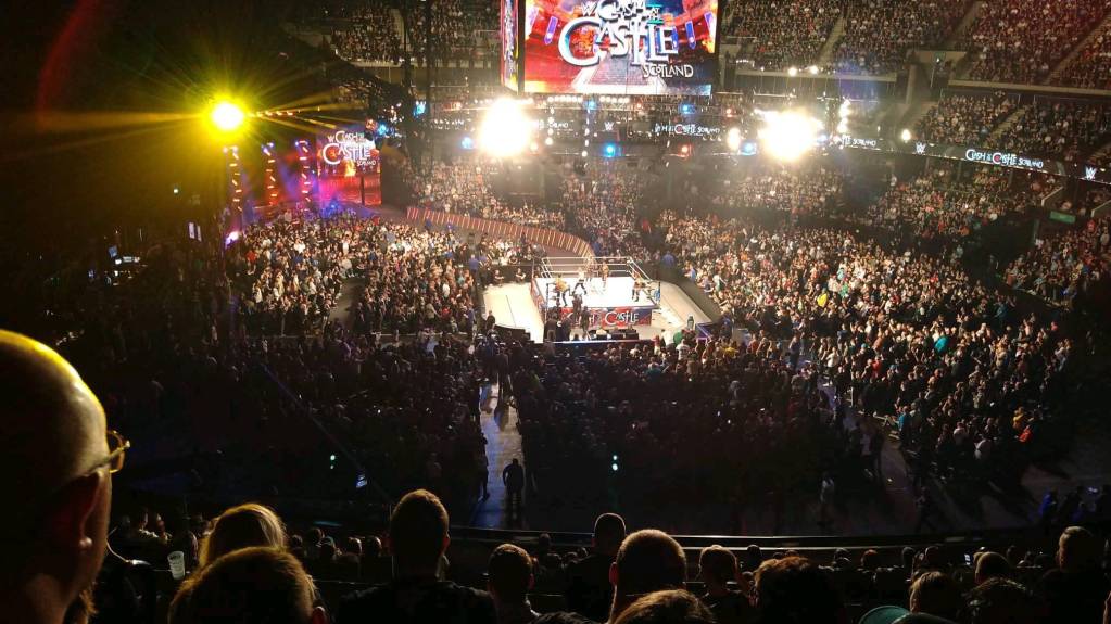 View from the Middle Level at WWE Clash at the Castle 2024