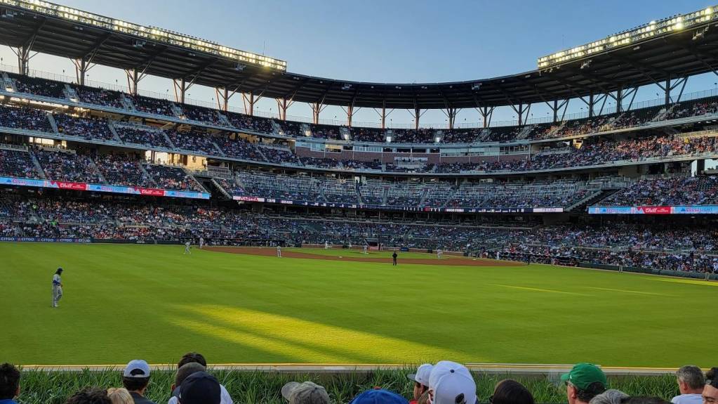 View from the Outfield at Truist Park, Atlanta