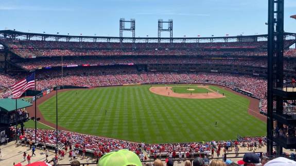 View from the Rooftop at Busch Stadium