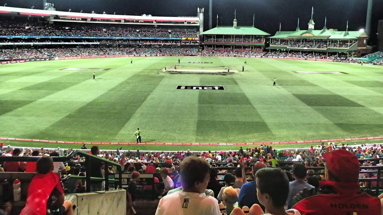 View from the Silver sections at the SCG