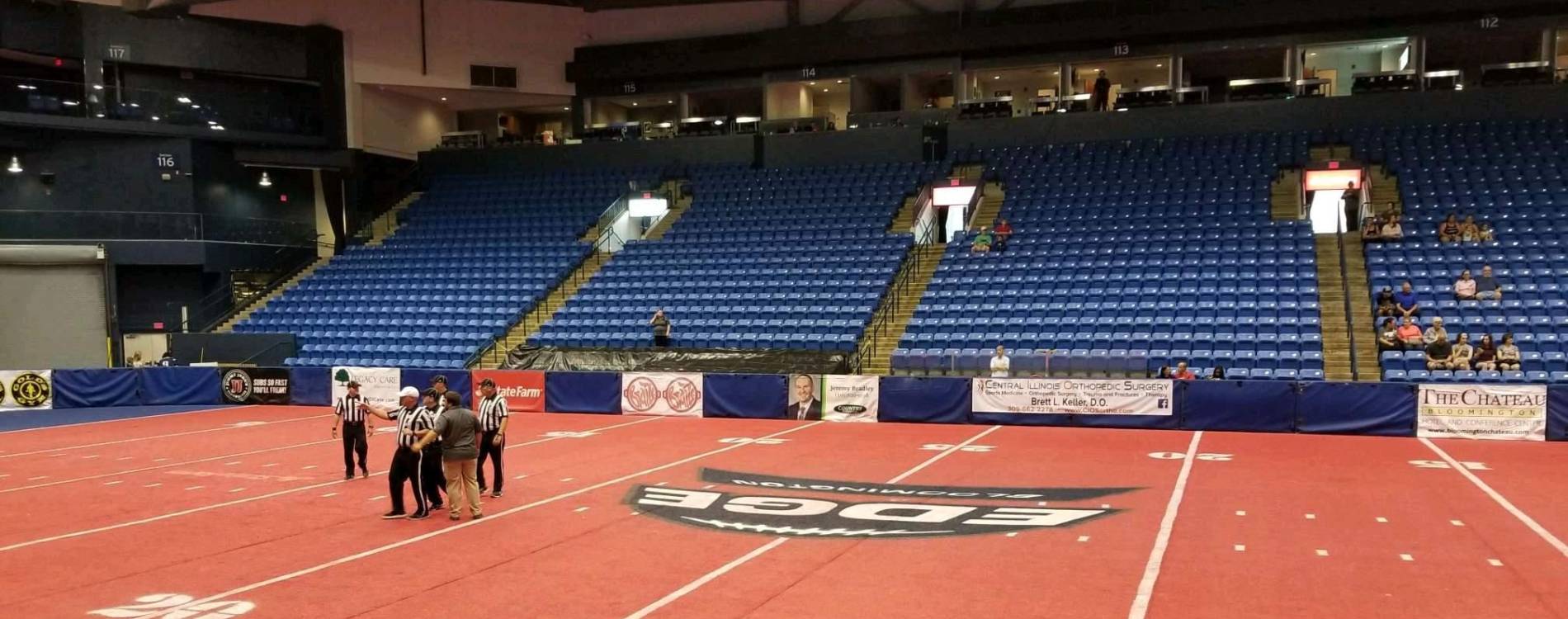 View from the stands at Grossinger Motors Arena
