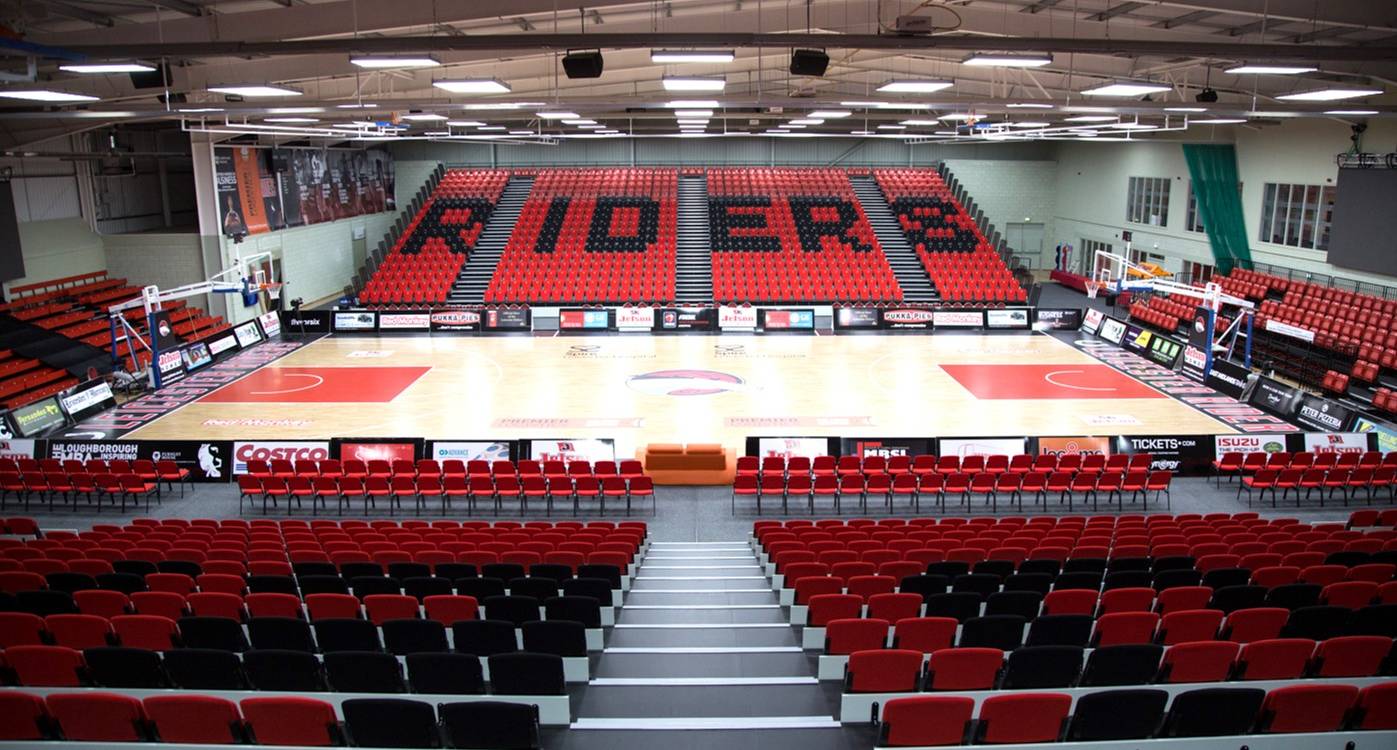 View from the stands at Mattioli Arena