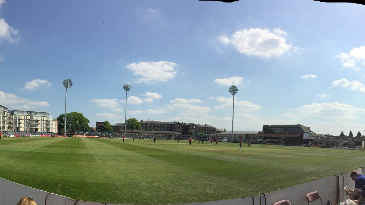 View from the stands at Seat Unique Stadium