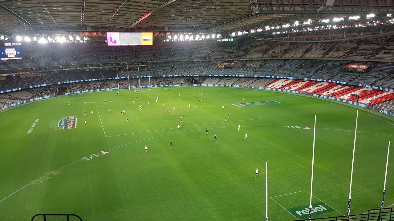 View from the Unreserved section at Marvel Stadium