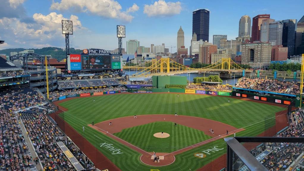 View from the Upper Level at PNC Park in Pittsburgh