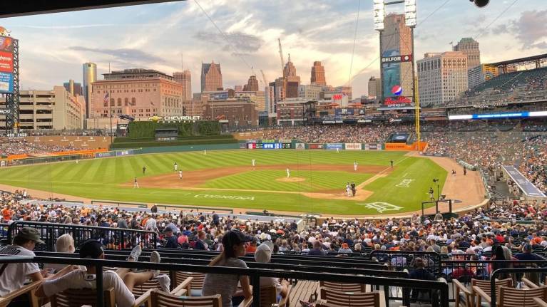 View from Tiger Den seats
