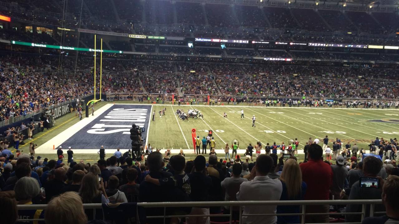 View from upper concourse