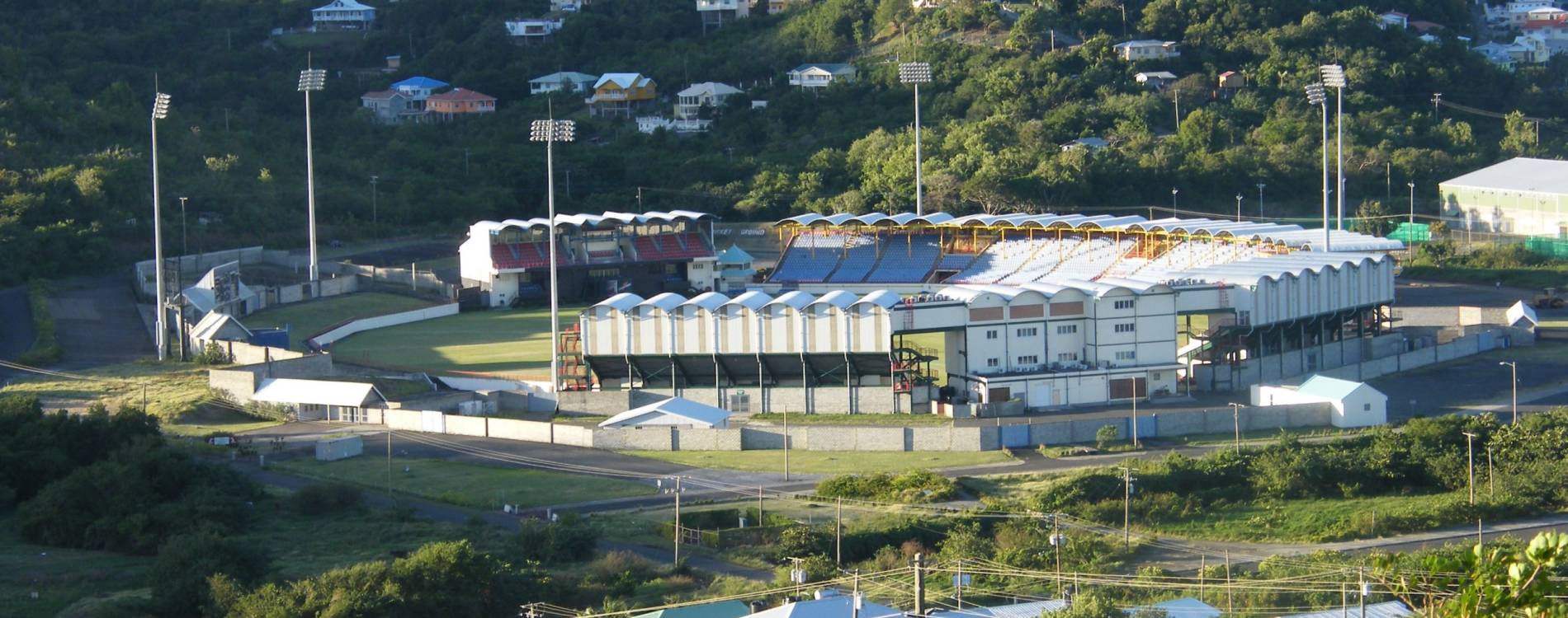 View of Daren Sammy Cricket Ground