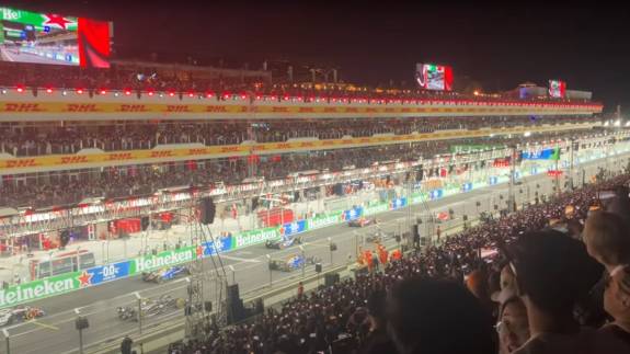 View of start from PG1