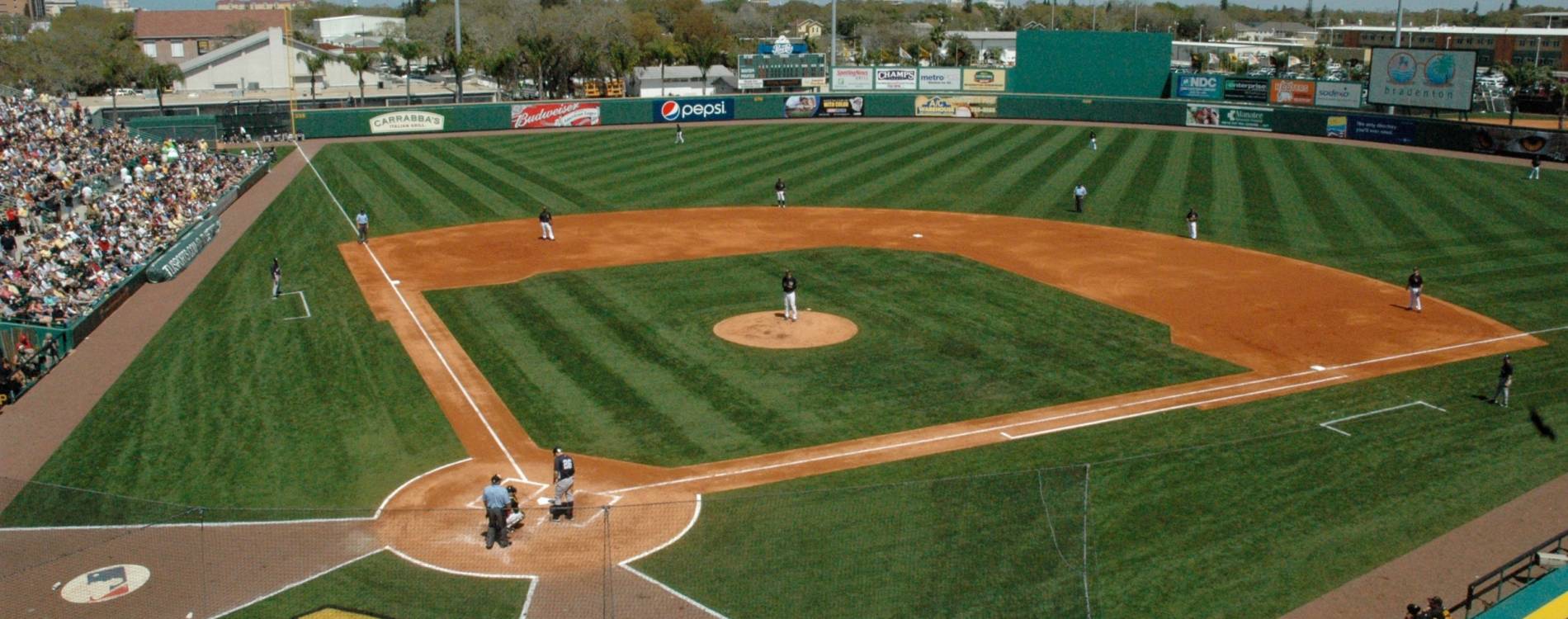 View of the field at LECOM Park