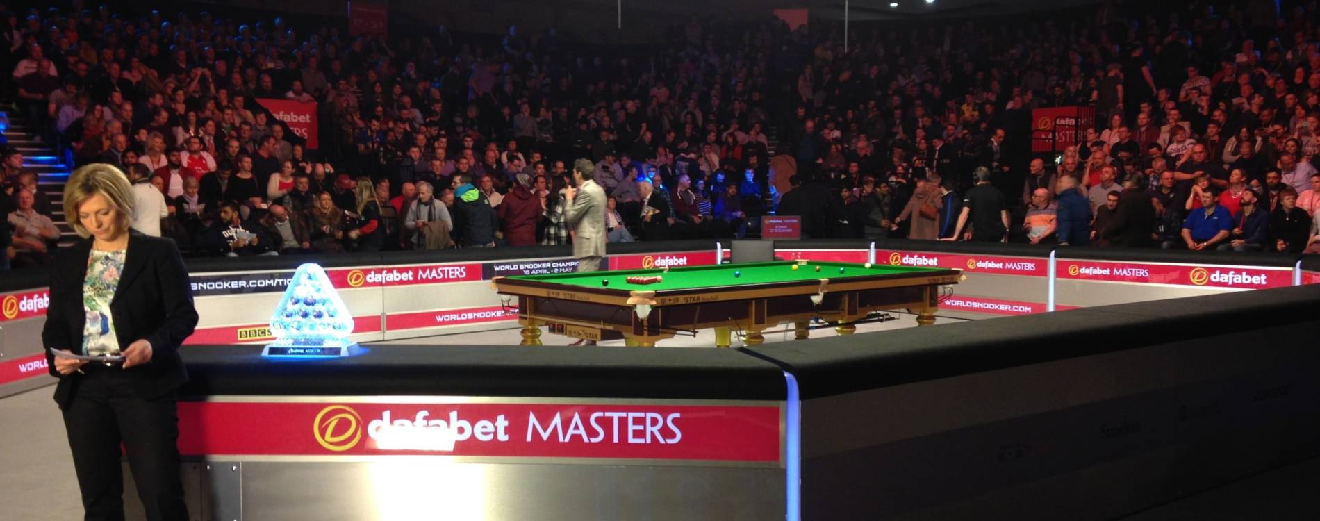 View of the table at the Masters