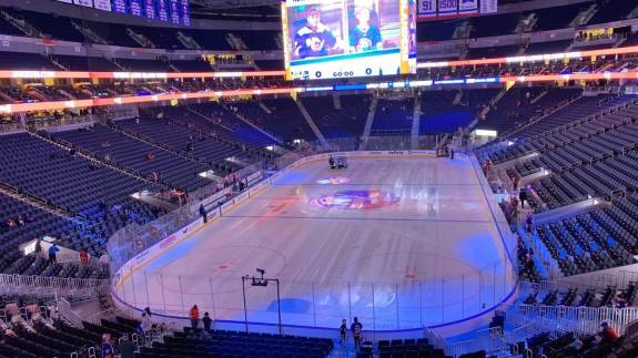 Views from by the Tailgate Bar at UBS Arena