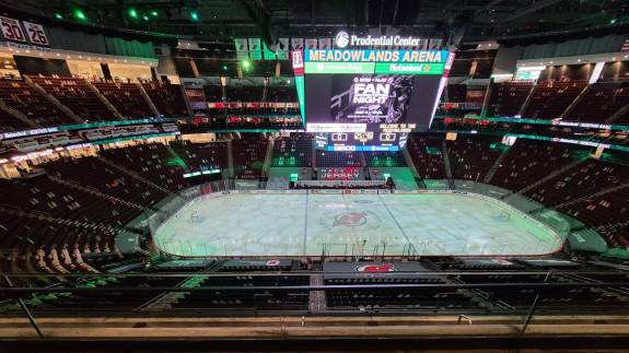 Views from Section 128 at Prudential Center