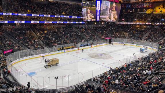 Views from Suite 27 at T-Mobile Arena