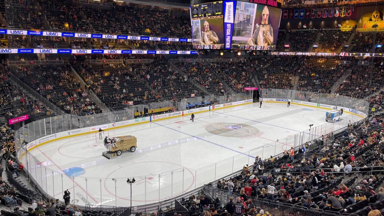 Views from Suite 27 at T-Mobile Arena
