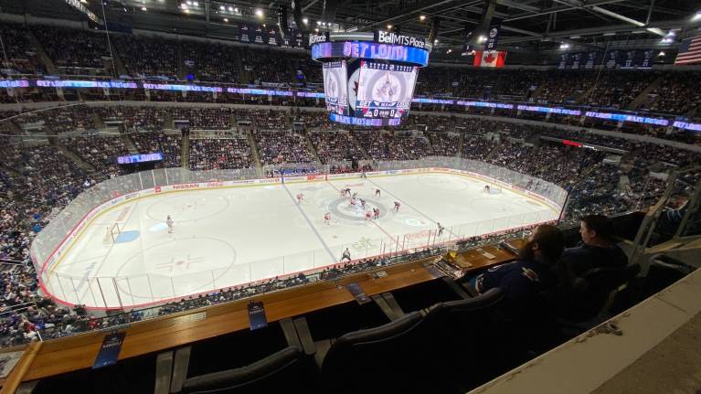 Views looking over Loge Box 307L