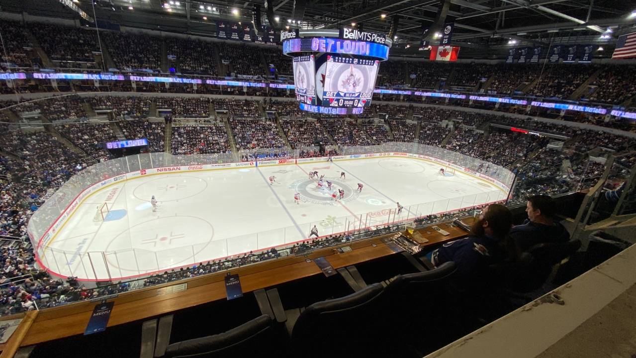 Views looking over Loge Box 307L