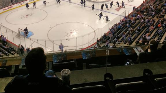 Views looking over Loge Box 325L