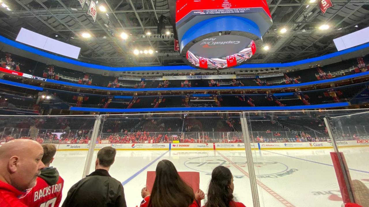 VIP Seats in Section 121 Row C at Capital One Arena