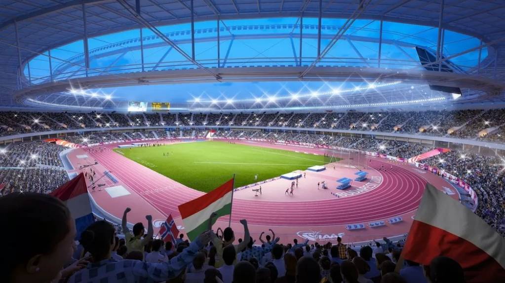 Virtual Concept of the New National Athletics Center in Budapest