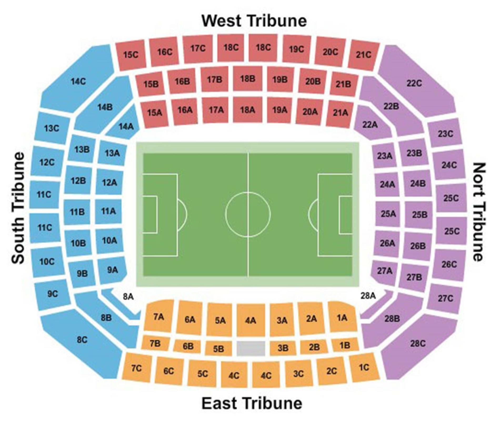 Volksparkstadion Map