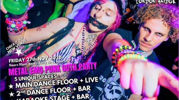 VOODOO ★ LONDON <Metal Emo Punk Goth Party> Nov - New Vibes - ft Live