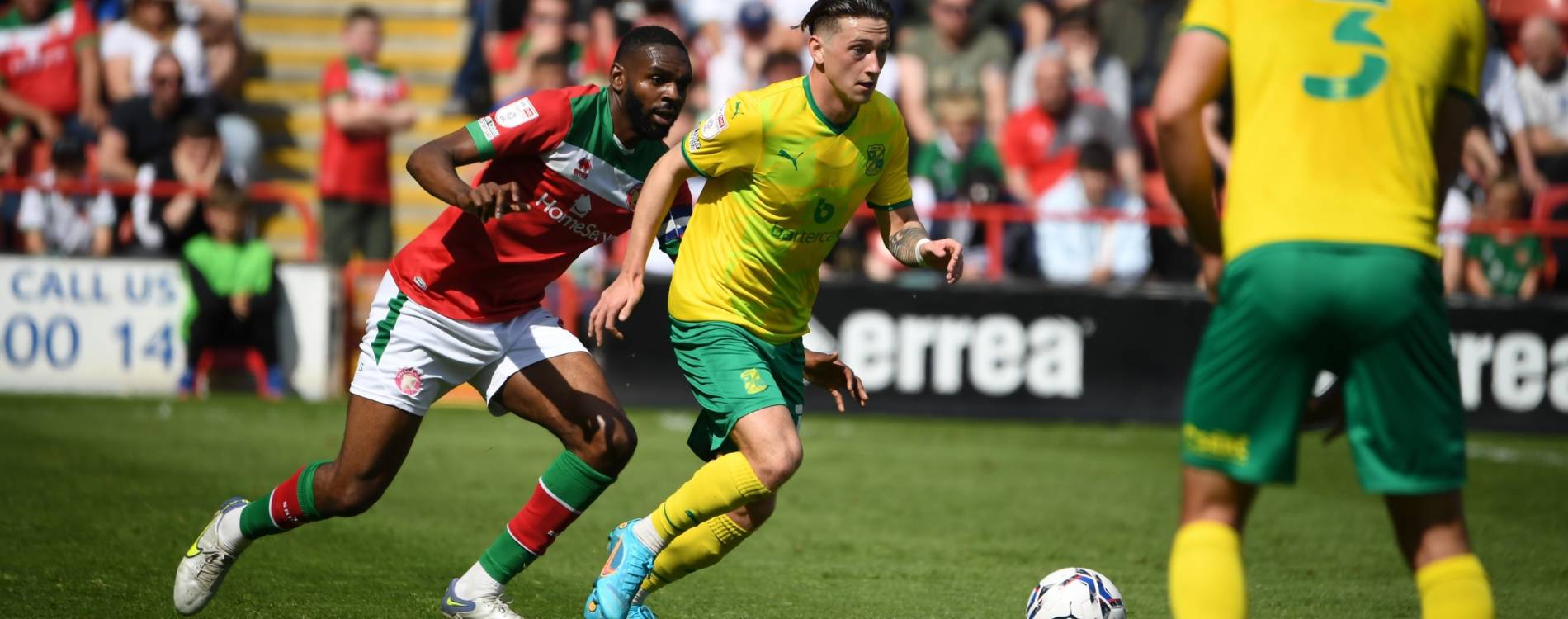 Walsall playing Swindon Town in League Two