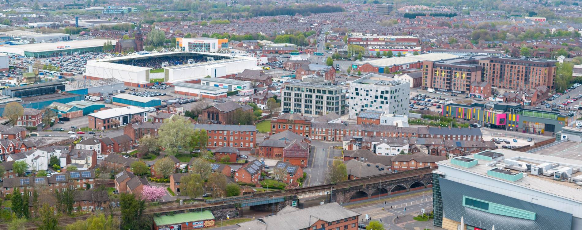 Warrington skyline
