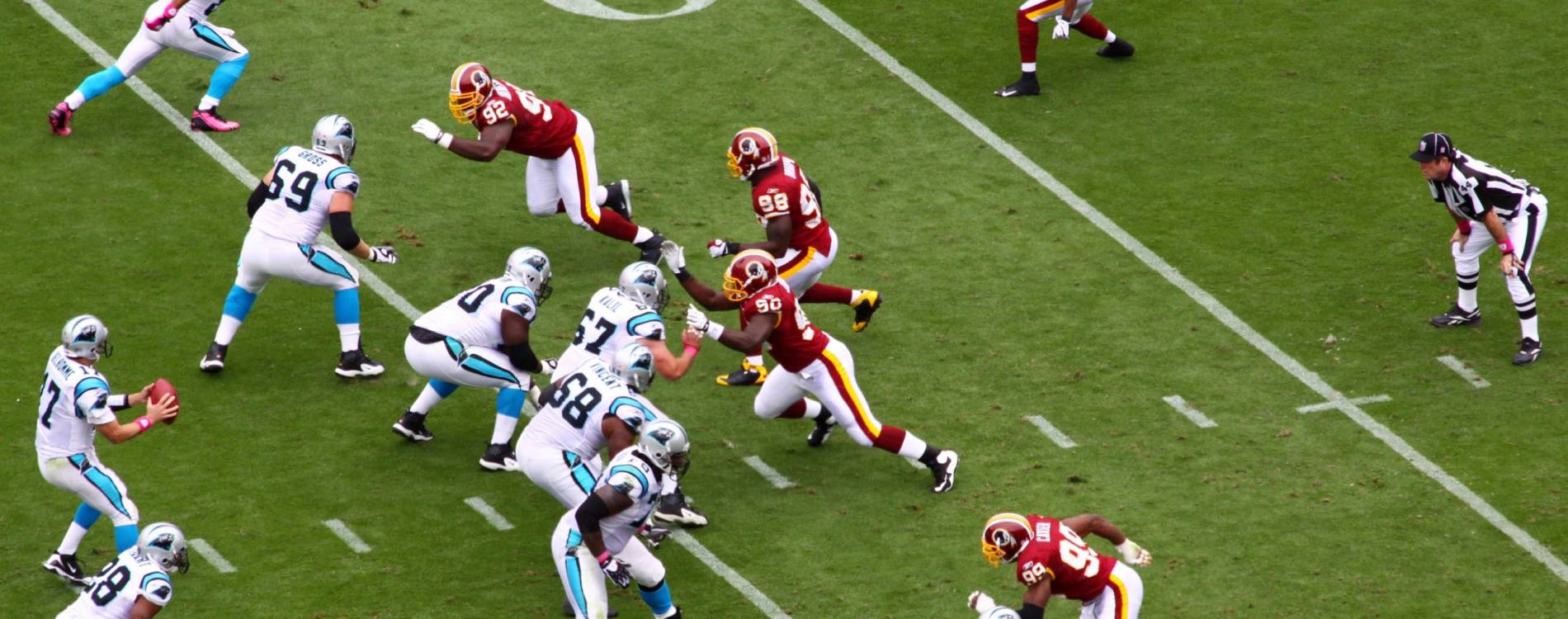 Washington faces the Carolina Panthers