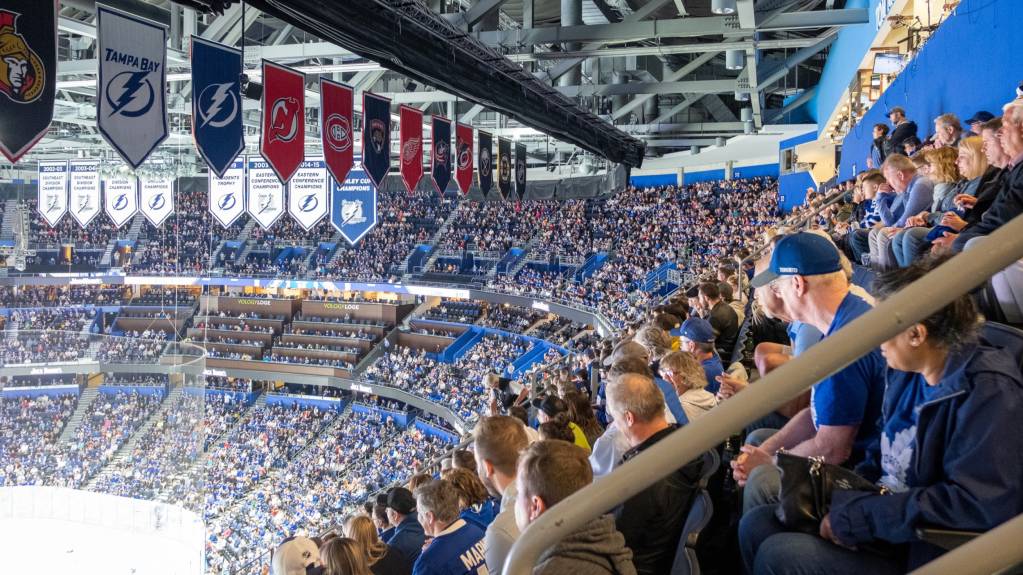 Watching the Maple Leafs at Scotiabank Arena