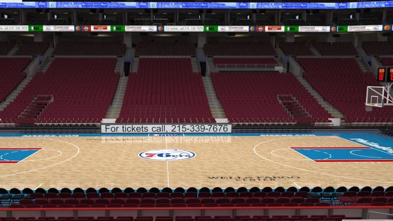 Lower (100 Level) Philadelphia 76ers vs Brooklyn Nets 16 Oct 2024