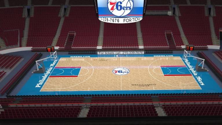 Wells Fargo Center Mezzanine View