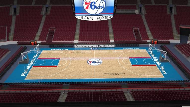 Wells Fargo Center Mezzanine View