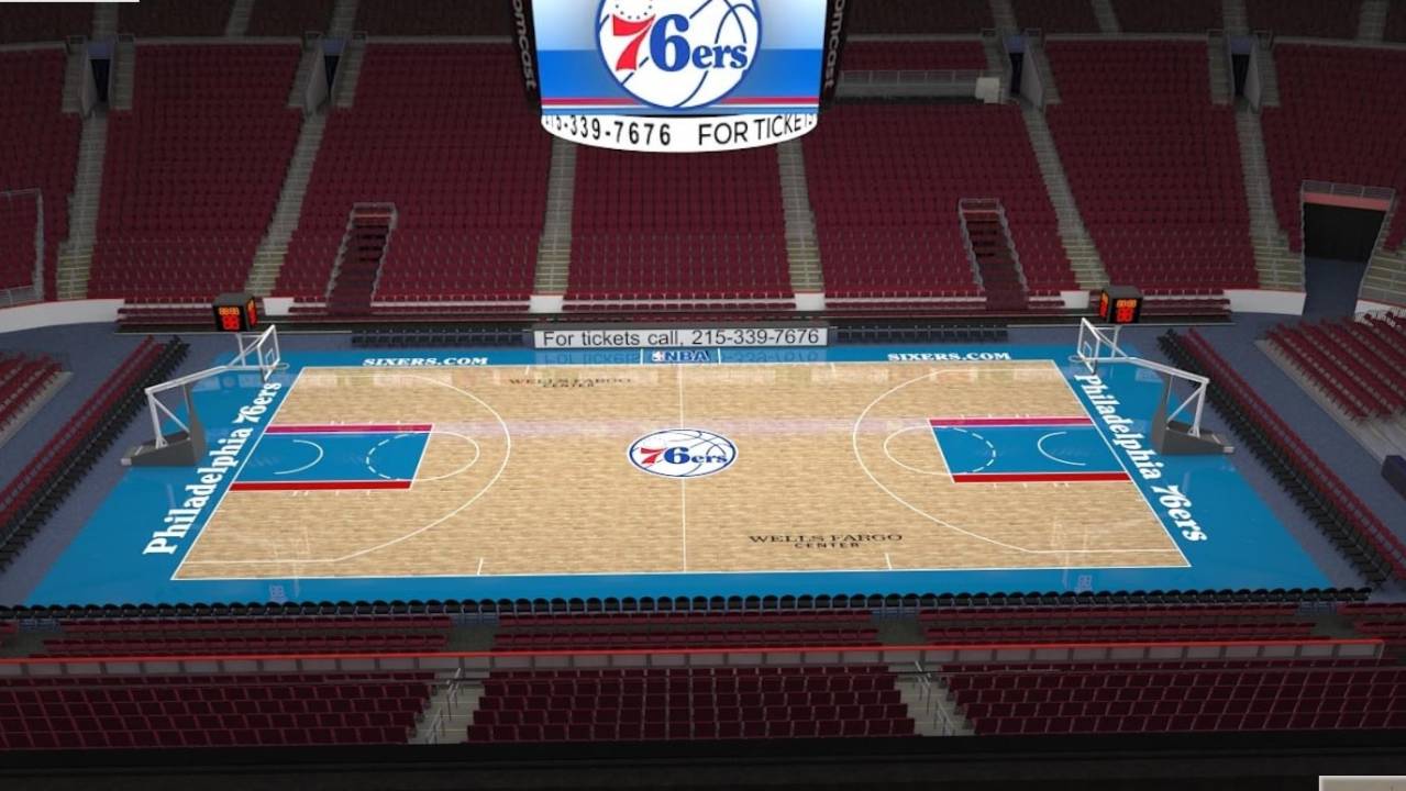 Wells Fargo Center Mezzanine View