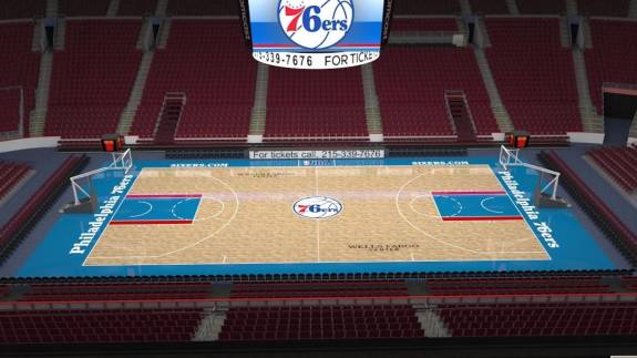 Wells Fargo Center Mezzanine View