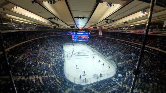 West Balcony seats in Section 319 at Madison Square Garden