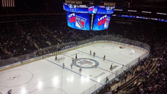 West Balcony seats in Section 323 at Madison Square Garden