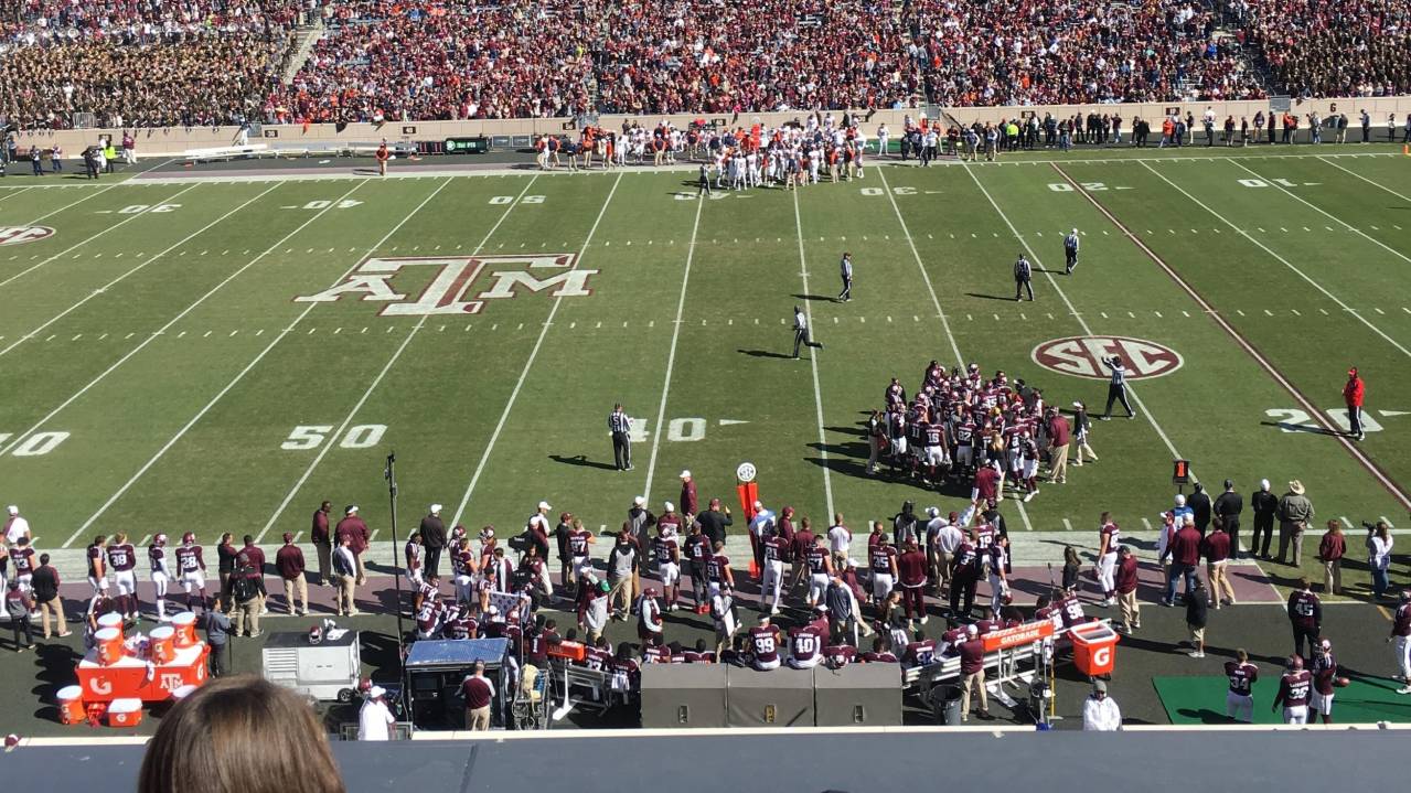 West Legacy Club (Sections LC5LC8) Texas A&M Aggies Football vs Utah State Aggies Football