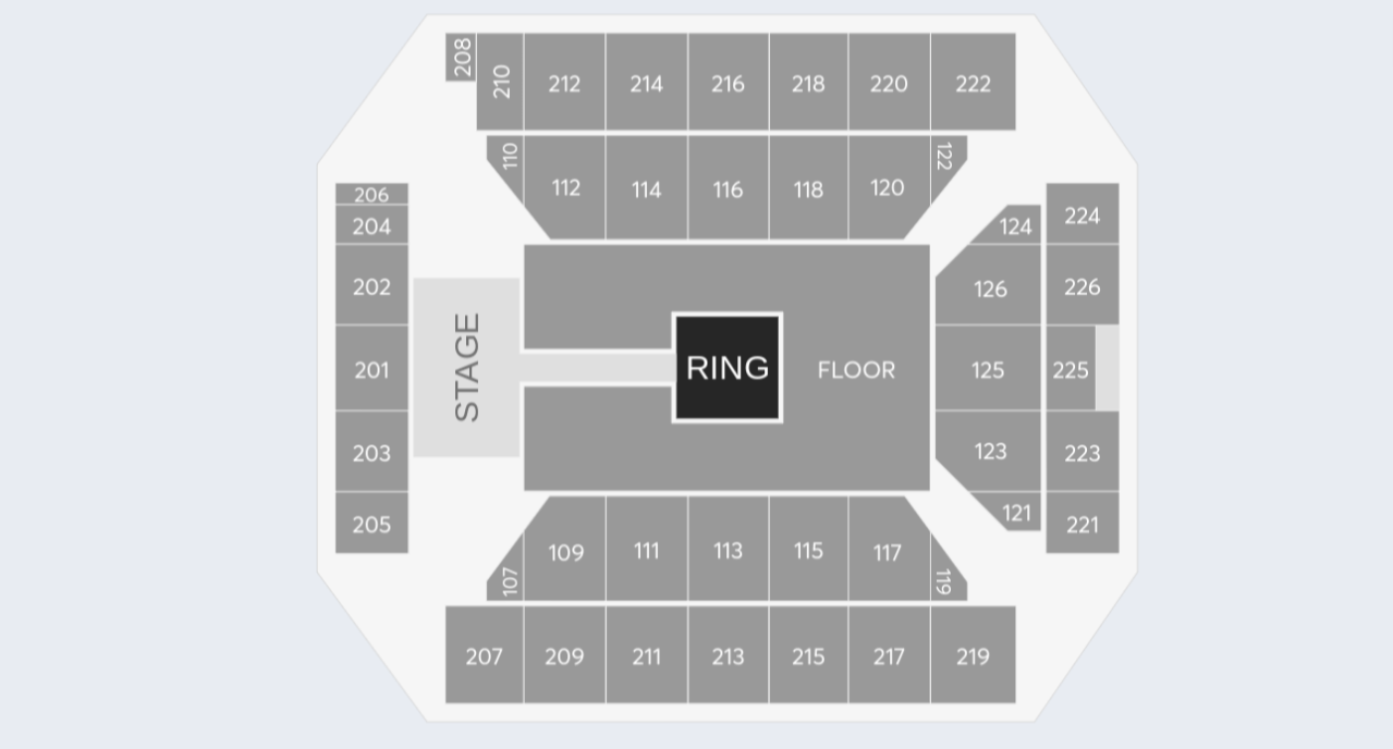 Wicomico Civic Center Map