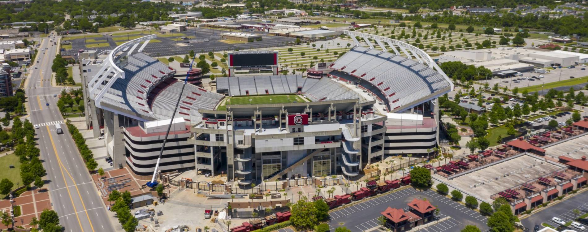 Williams-Brice Stadium is located in Columbia, South Carolina