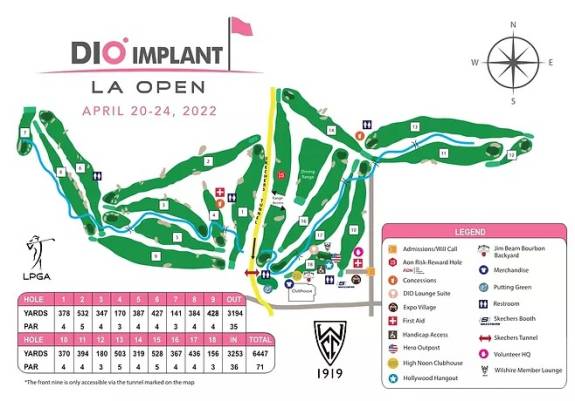 Wilshire Country Club Map