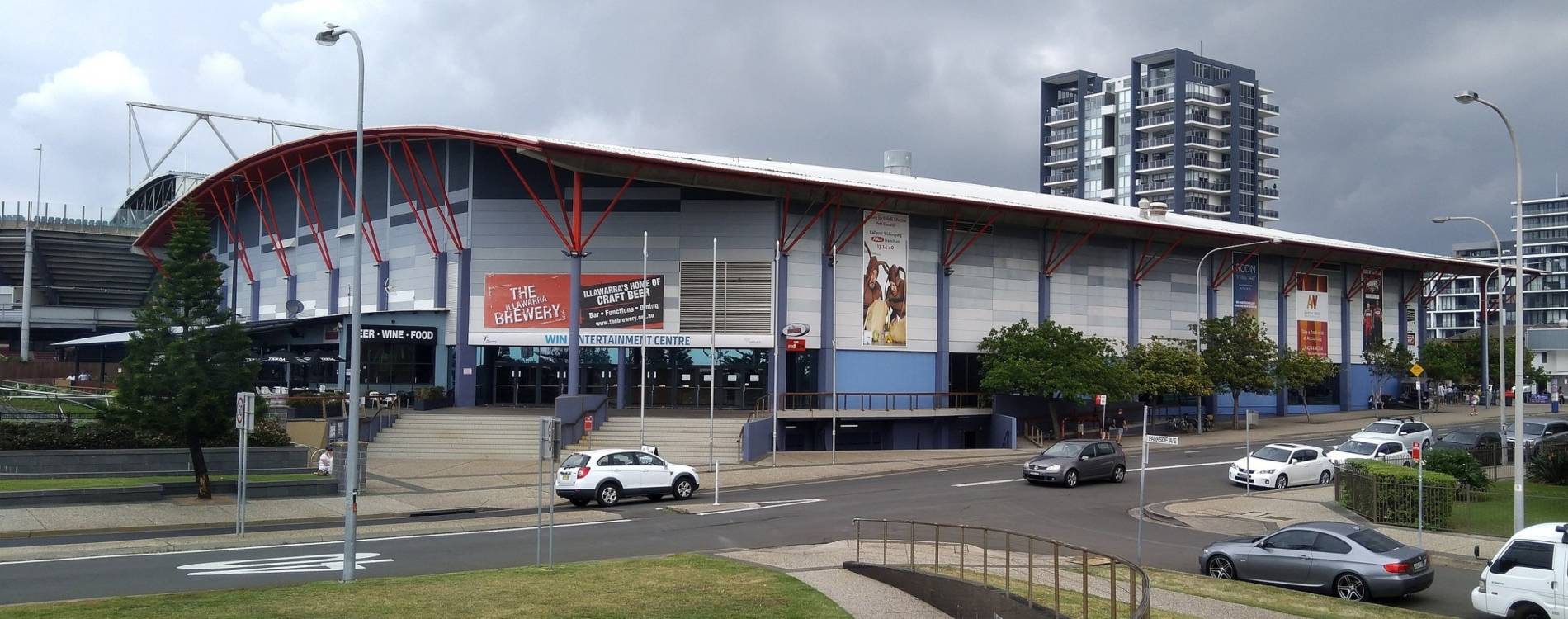 WIN Entertainment Centre is known as "The Sandpit"
