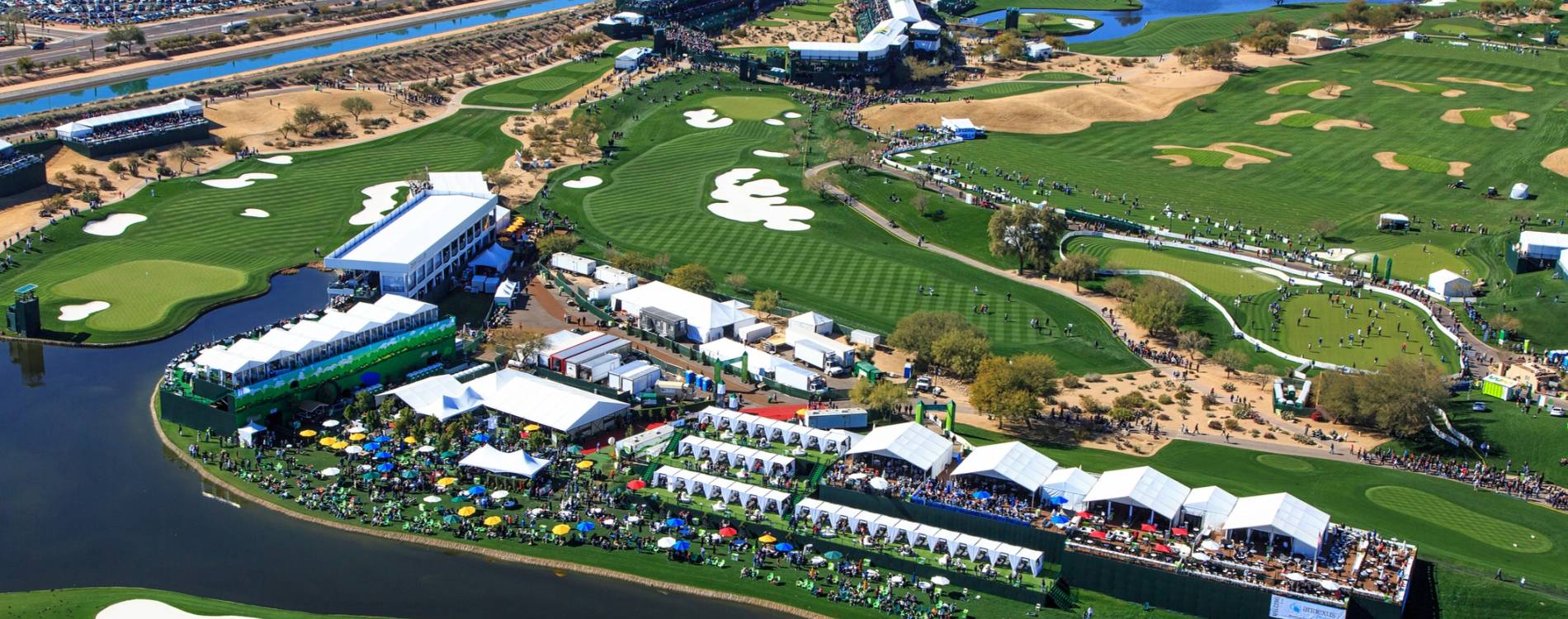 WM Phoenix Open as seen from the air