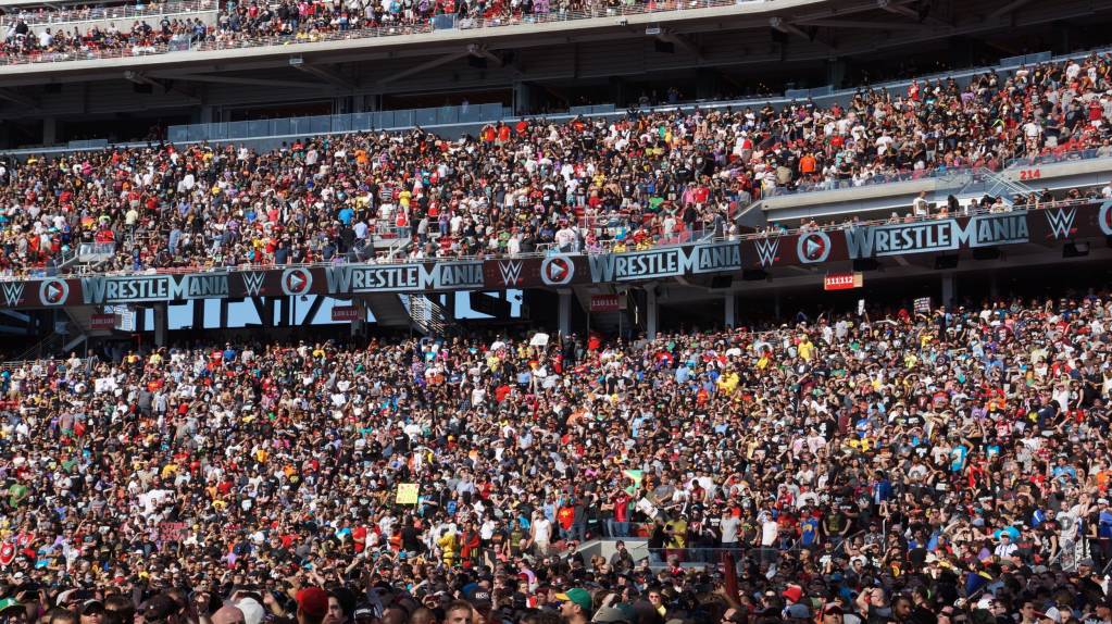 WWE events are capable of attracting tens of thousands of fans