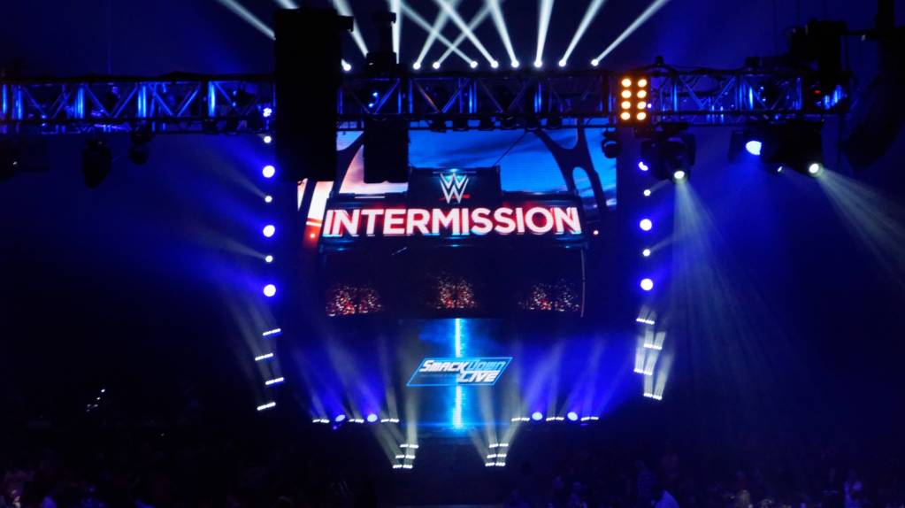 WWE house shows often have a short intermission